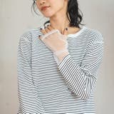 【リニューアルして新登場◎】袖チュール切替ロングスリーブTシャツ | coen【women】 | 詳細画像28