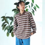 【新型登場】ハートモチーフ 配色ラガーポロ襟シャツ | coen【women】 | 詳細画像6 