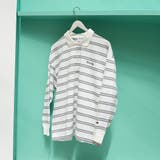 OFF WHITE | 【新型登場】ハートモチーフ 配色ラガーポロ襟シャツ | coen【women】