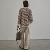 カワリ天竺 ヘンリーネックロンT | coen【women】 | 詳細画像4 