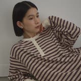 カワリ天竺 ヘンリーネックロンT | coen【women】 | 詳細画像9 