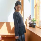 【新型登場】裾レース切替 レイヤード風ロンT | coen【women】 | 詳細画像12 
