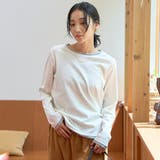 レイヤード風 配色デザインリブロンT | coen【women】 | 詳細画像5 