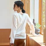 レイヤード風 配色デザインリブロンT | coen【women】 | 詳細画像6 
