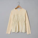 シアードッキング ギャザーロングスリーブTシャツ | coen【women】 | 詳細画像21 