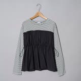 シアードッキング ギャザーロングスリーブTシャツ | coen【women】 | 詳細画像23 