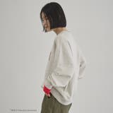 アソートカレッジロゴデザイン 裏毛クルーネックスウェット | coen【women】 | 詳細画像12
