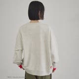 アソートカレッジロゴデザイン 裏毛クルーネックスウェット | coen【women】 | 詳細画像13