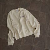 OFF WHITE | 【選べる着丈】coen（コーエン）ロゴ刺繍 C/N裏毛スウェット | coen【women】