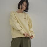 CREAM | 【選べる着丈】coen（コーエン）ロゴ刺繍 C/N裏毛スウェット | coen【women】