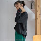 アソートカレッジロゴデザイン フットボールロンT | coen【women】 | 詳細画像10