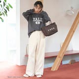 アソートカレッジロゴデザイン フットボールロンT | coen【women】 | 詳細画像13