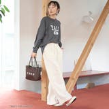 アソートカレッジロゴデザイン フットボールロンT | coen【women】 | 詳細画像14