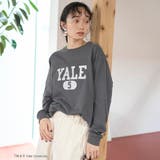 アソートカレッジロゴデザイン フットボールロンT | coen【women】 | 詳細画像16