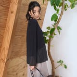 レイヤード風シアー長袖トップス | coen【women】 | 詳細画像13