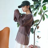 レイヤード風シアー長袖トップス | coen【women】 | 詳細画像20