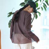 レイヤード風シアー長袖トップス | coen【women】 | 詳細画像21