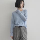 LT.BLUE | 【Feel Soft フィールソフト】ウールブレンド | coen【women】