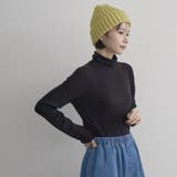 BLACK | 【Feel Soft フィールソフト】ウールブレンド | coen【women】