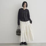 カワリ天竺 フード付きヘンリーネック長袖トップス | coen【women】 | 詳細画像2