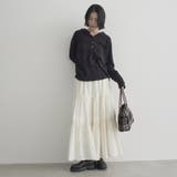 カワリ天竺 フード付きヘンリーネック長袖トップス | coen【women】 | 詳細画像3