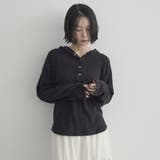 カワリ天竺 フード付きヘンリーネック長袖トップス | coen【women】 | 詳細画像4