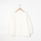 OFF WHITE | ウェーブフライスボートネックプルオーバー | coen【women】