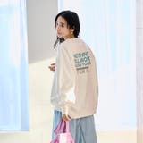 ヘビー裏毛ロゴプリントスウェット | coen【women】 | 詳細画像4 