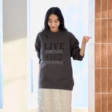 ヘビー裏毛ロゴプリントスウェット | coen【women】 | 詳細画像9 
