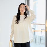 【似合う色見つかる6色展開/推しカラー】刺繍ロングスリーブTシャツ | coen【women】 | 詳細画像2