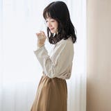 【再入荷・新色登場】袖チュール切替ロングスリーブTシャツ | coen【women】 | 詳細画像12