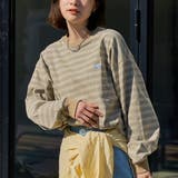 BEIGE | Penneys（ぺニーズ）別注アソートボーダーロングスリーブTシャツ | coen【women】