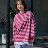 WINE | Penneys（ぺニーズ）別注アソートボーダーロングスリーブTシャツ | coen【women】