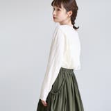 【再入荷・新色登場】ウェーブデザイン カットジャガード クルーネックTシャツ | coen【women】 | 詳細画像2