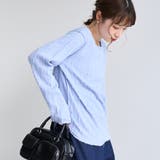 【再入荷・新色登場】ウェーブデザイン カットジャガード クルーネックTシャツ | coen【women】 | 詳細画像22