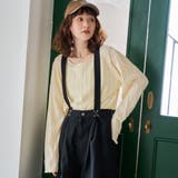 CREAM | 【再入荷・新色登場】ウェーブデザイン カットジャガード クルーネックTシャツ | coen【women】