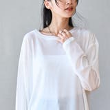 OFF WHITE | スソラウンドシアープルオーバー | coen【women】