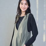 BLACK | スソラウンドシアープルオーバー | coen【women】