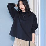 BLACK | 【WEB限定】リピロンT / アソートロングスリーブTシャツ | coen【women】