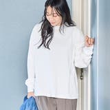 OFF WHITE | リピロンT / ワイドリブロングスリーブTシャツ | coen【women】