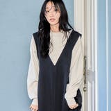 BEIGE | リピロンT / ワイドリブロングスリーブTシャツ | coen【women】