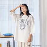 YALE別注 アソートプリント 半端袖 ビッグTシャツ | coen【women】 | 詳細画像3