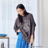 YALE別注 アソートプリント 半端袖 ビッグTシャツ | coen【women】 | 詳細画像7