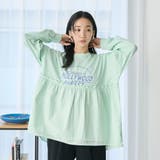 布帛ドッキングロゴプリントロンT | coen【women】 | 詳細画像13