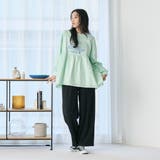 布帛ドッキングロゴプリントロンT | coen【women】 | 詳細画像18