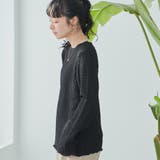 ポコポコロングスリーブメローTシャツ | coen【women】 | 詳細画像3