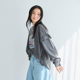 フハク ドッキング フリル袖 ロングスリーブTシャツ | coen【women】 | 詳細画像10