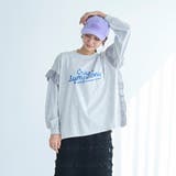 フハク ドッキング フリル袖 ロングスリーブTシャツ | coen【women】 | 詳細画像17