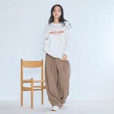 フハク ドッキング フリル袖 ロングスリーブTシャツ | coen【women】 | 詳細画像6