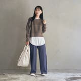 ループ裏毛カレッジロゴスウェット | coen OUTLET | 詳細画像8
